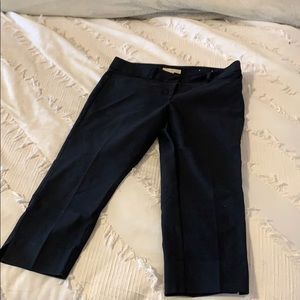Loft petite cropped black dress pants